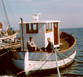 Ulf och Carl p varvsbten Neptun